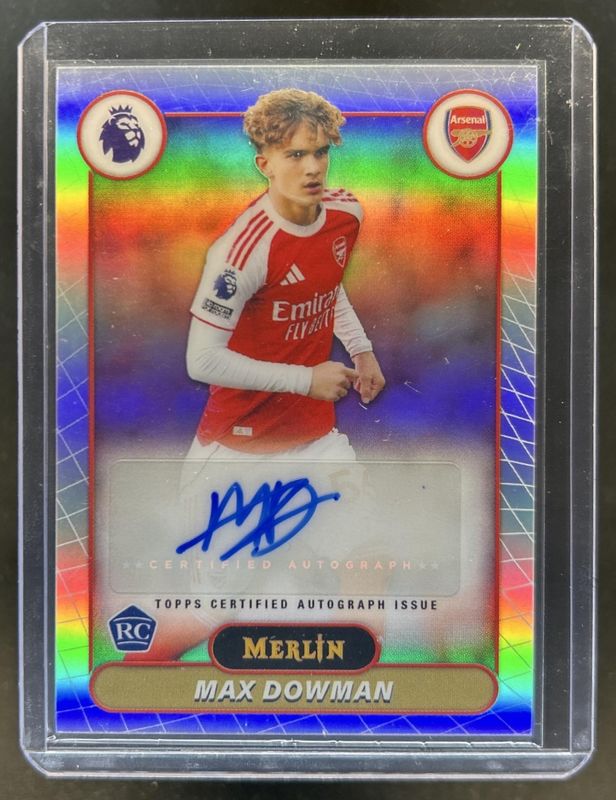 Max Dowman 2026 Topps Merlin Premier League #MV-DW Autographs Price ...