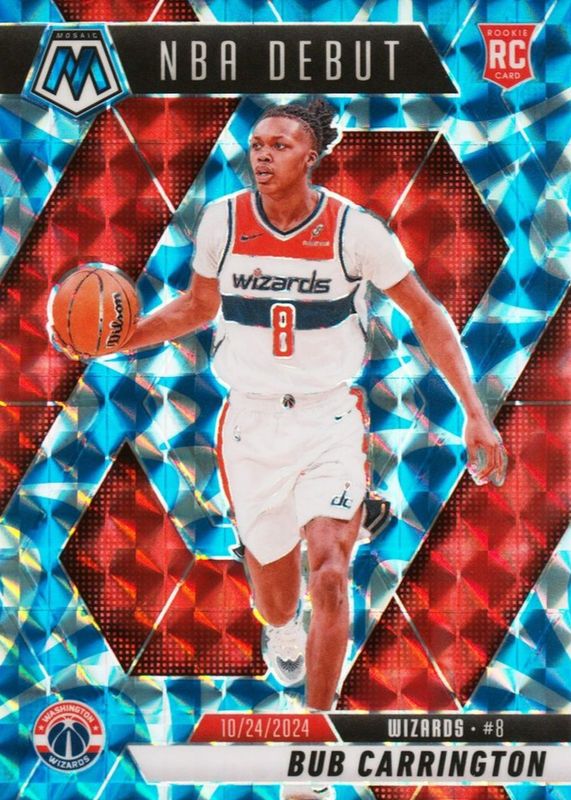 2024 Mosaic #259 NBA Debut - Reactive Blue