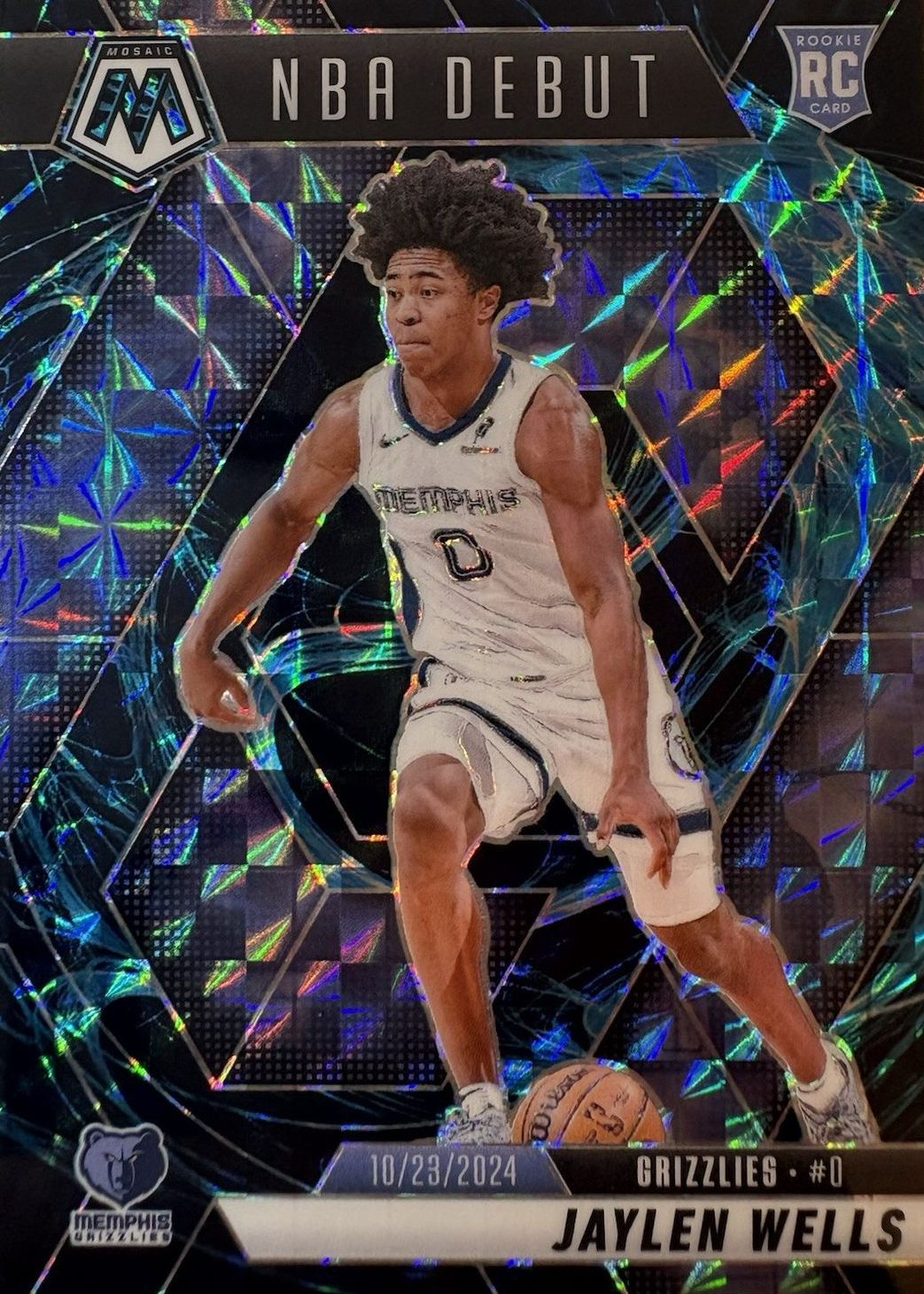 Jaylen Wells 2024 Mosaic #260 NBA Debut - Genesis /(SSP) Price