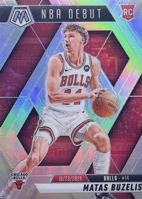 2024 Mosaic #257 NBA Debut - Silver