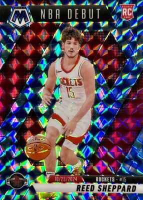 2024 Mosaic #252 NBA Debut - Reactive Blue