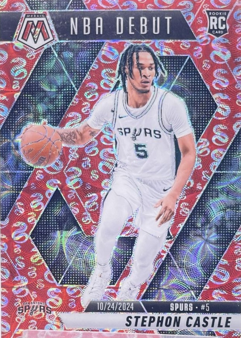 Stephon Castle 2024 Mosaic #267 NBA Debut - Year of the Snake