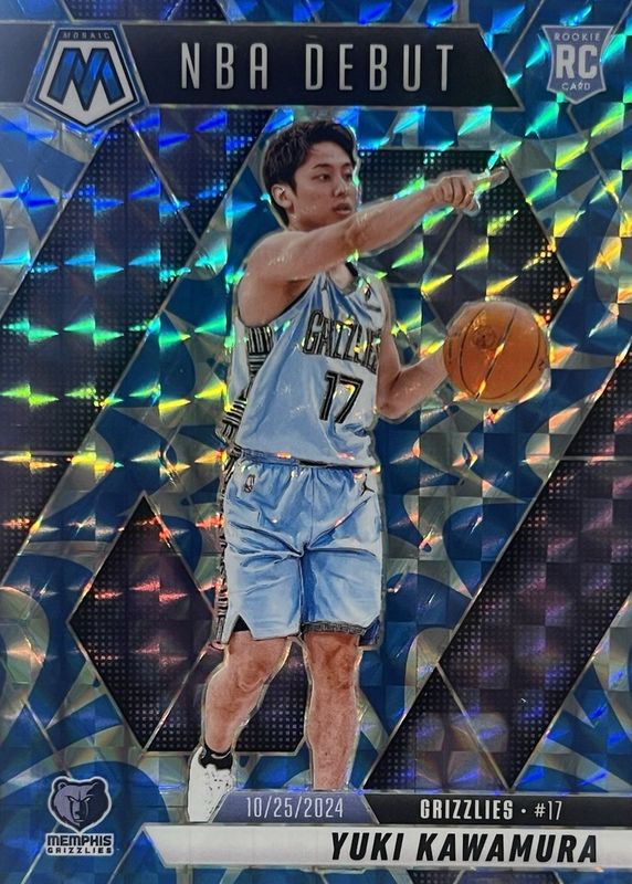 2024 Mosaic #265 NBA Debut - Reactive Blue