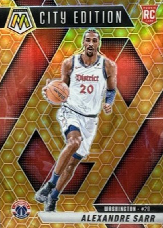 Alexandre Sarr 2024 Mosaic #278 City Edition - Honeycomb /(SSP) Rookie RAW