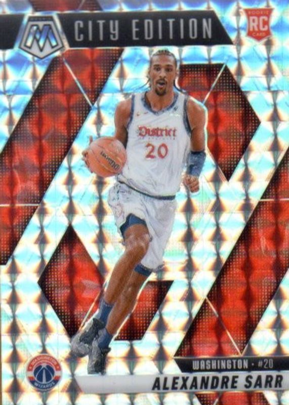 Alexandre Sarr 2024 Mosaic #278 City Edition - Mosaic Rookie RAW