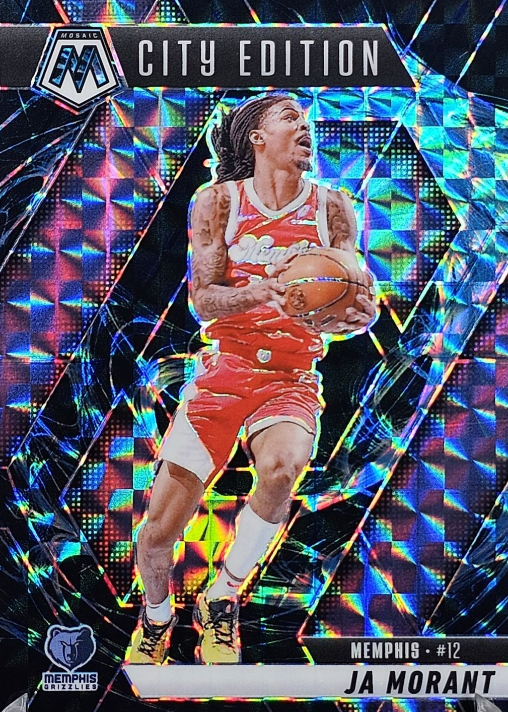 Ja Morant 2024 Mosaic #281 City Edition - Genesis /(SSP) Price