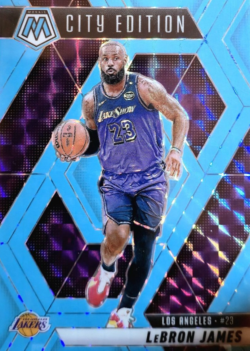 レブロンジェームズ LeBron James 2024 Mosaic #286 City Edition - Blue