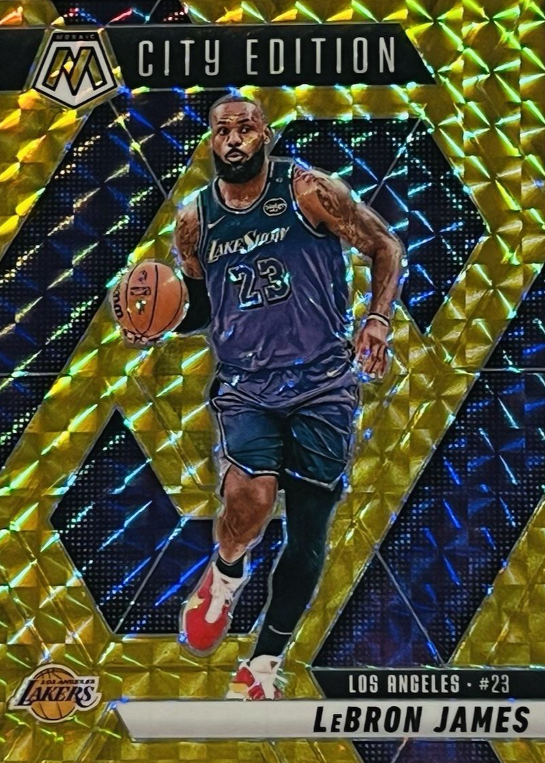 LeBron James 2024 Mosaic #286 City Edition - Gold /10 Price Guide