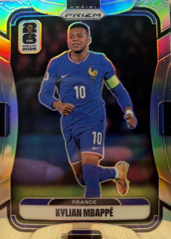 Kylian Mbappe 2026 Prizm World Cup #40 Silver Price Guide - Sports