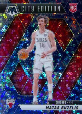 2024 Mosaic #273 City Edition - Fast Break Blue Camo /35