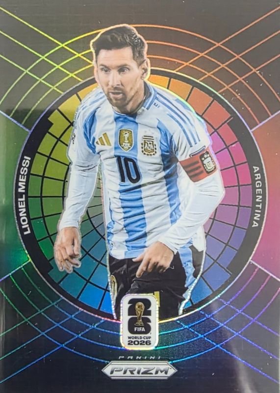Lionel Messi 2026 Prizm World Cup #10 Color Wheel /(SSP) Price Guide ...