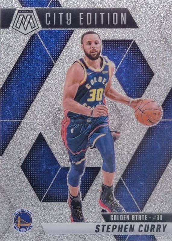 Stephen Curry 2024 Mosaic #272 City Edition - Glitter /(SSP) RAW