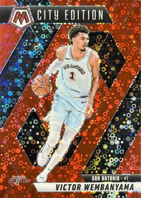 2024 Mosaic #288 City Edition - Fast Break Red /99