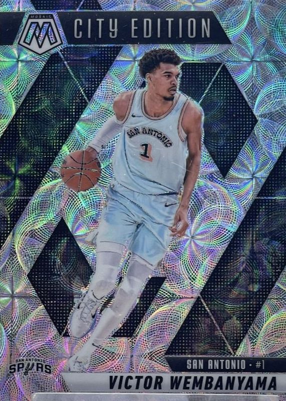 Victor Wembanyama 2024 Mosaic #288 City Edition - International RAW