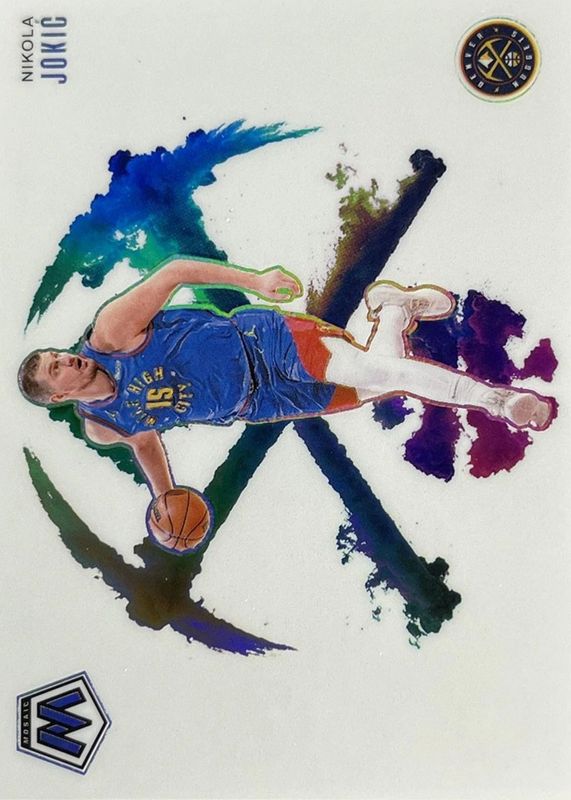Nikola Jokic 2024 Mosaic #20 Color Blast /(SSP) RAW