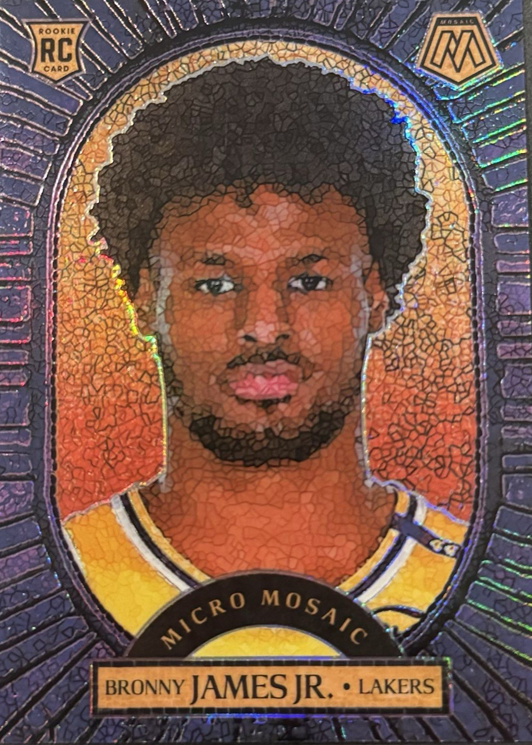 Bronny James Jr. 2024 Mosaic #12 Micro Mosaic /(SSP) Price Guide
