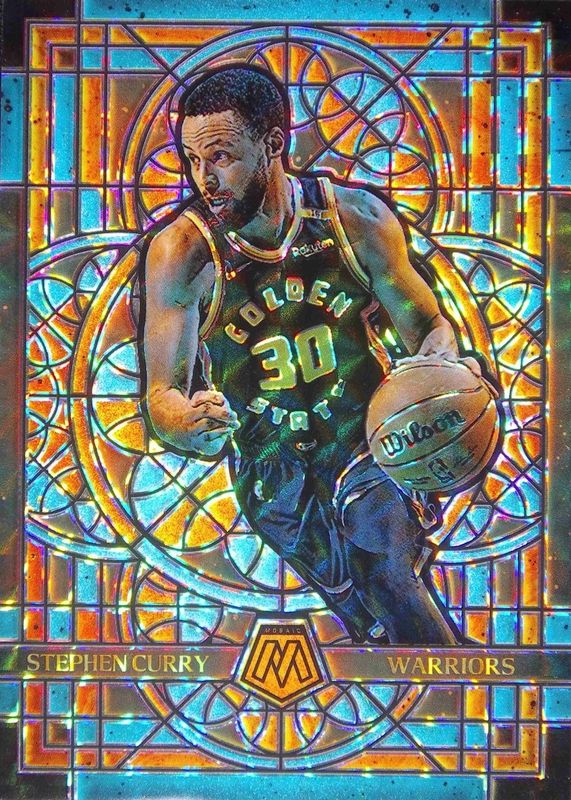 Stephen Curry 2024 Mosaic #7 Stained Glass /(SSP) RAW