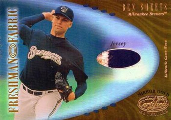 2001 Leaf Certified Materials #137 Mirror Gold /25