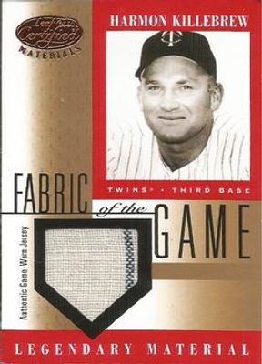 2001 Leaf Certified Materials #FG-15 Fabric of the Game