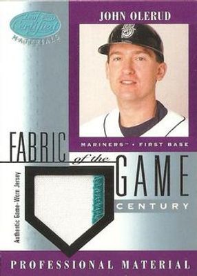 2001 Leaf Certified Materials #FG-116 Fabric of the Game - Century /21