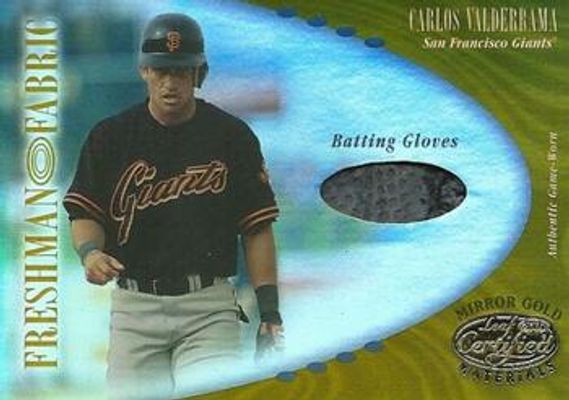 2001 Leaf Certified Materials #149 Mirror Gold /25