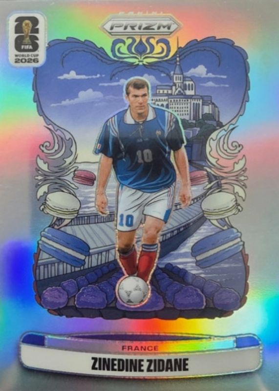 Zinedine Zidane 2026 Prizm World Cup #22 National Landmarks /(SSP