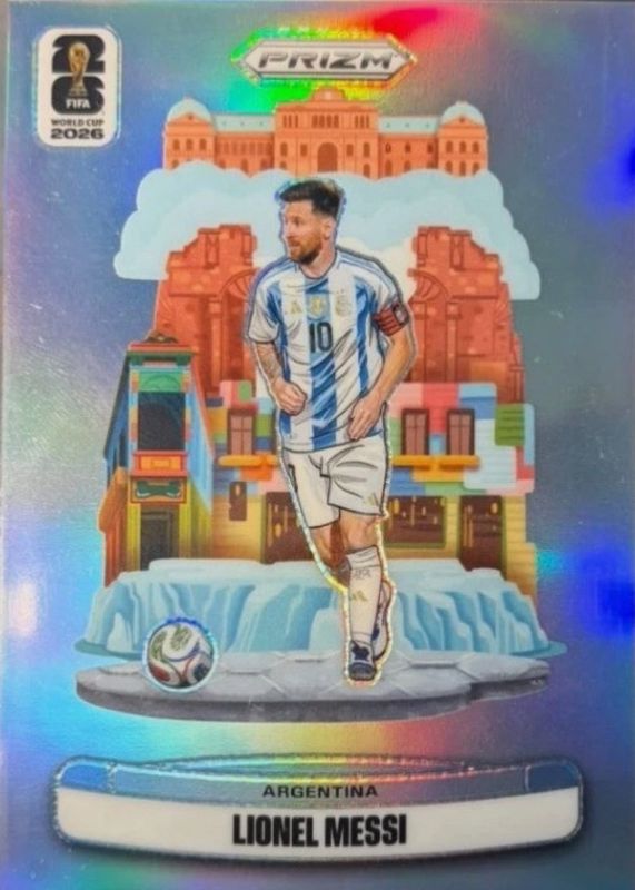 Lionel Messi 2026 Prizm World Cup #10 National Landmarks /(SSP