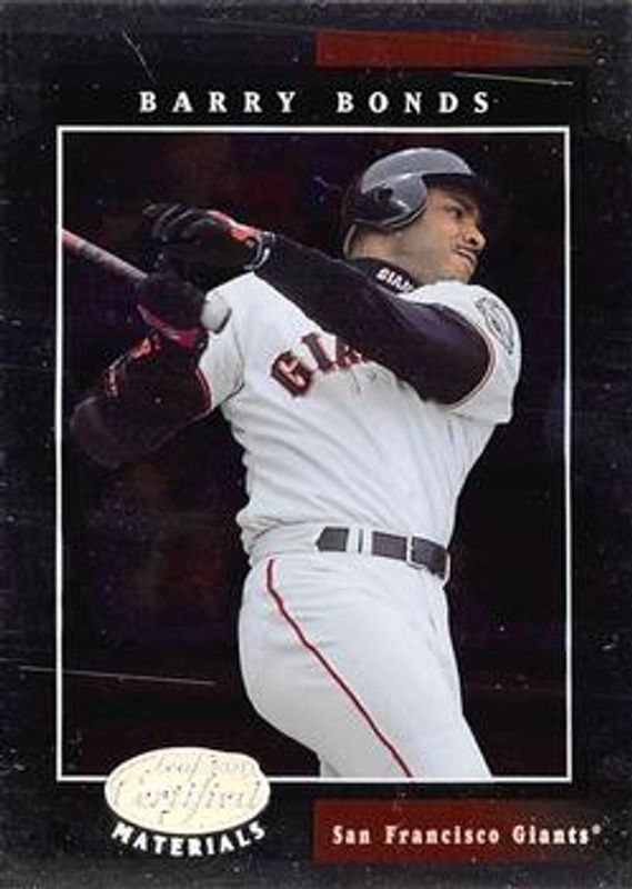 Barry Bonds 2001 Leaf Certified Materials #2 Base /200 RAW