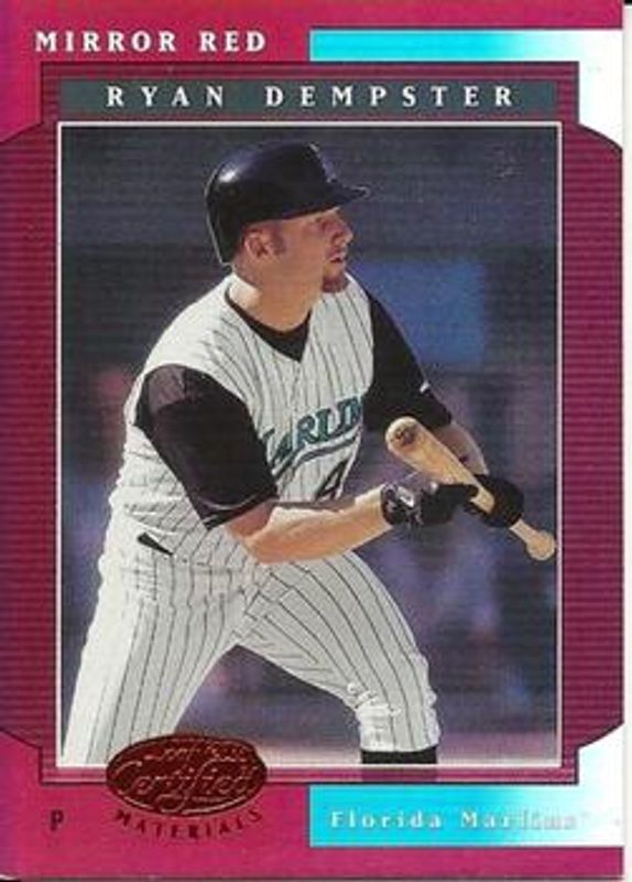 2001 Leaf Certified Materials #104 Mirror Red /75