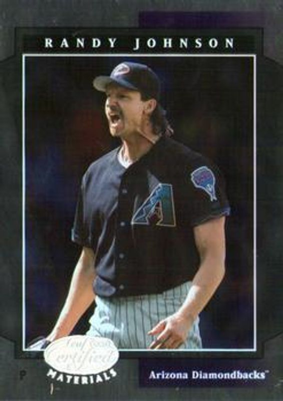 Randy Johnson 2001 Leaf Certified Materials #19 Base /200 RAW