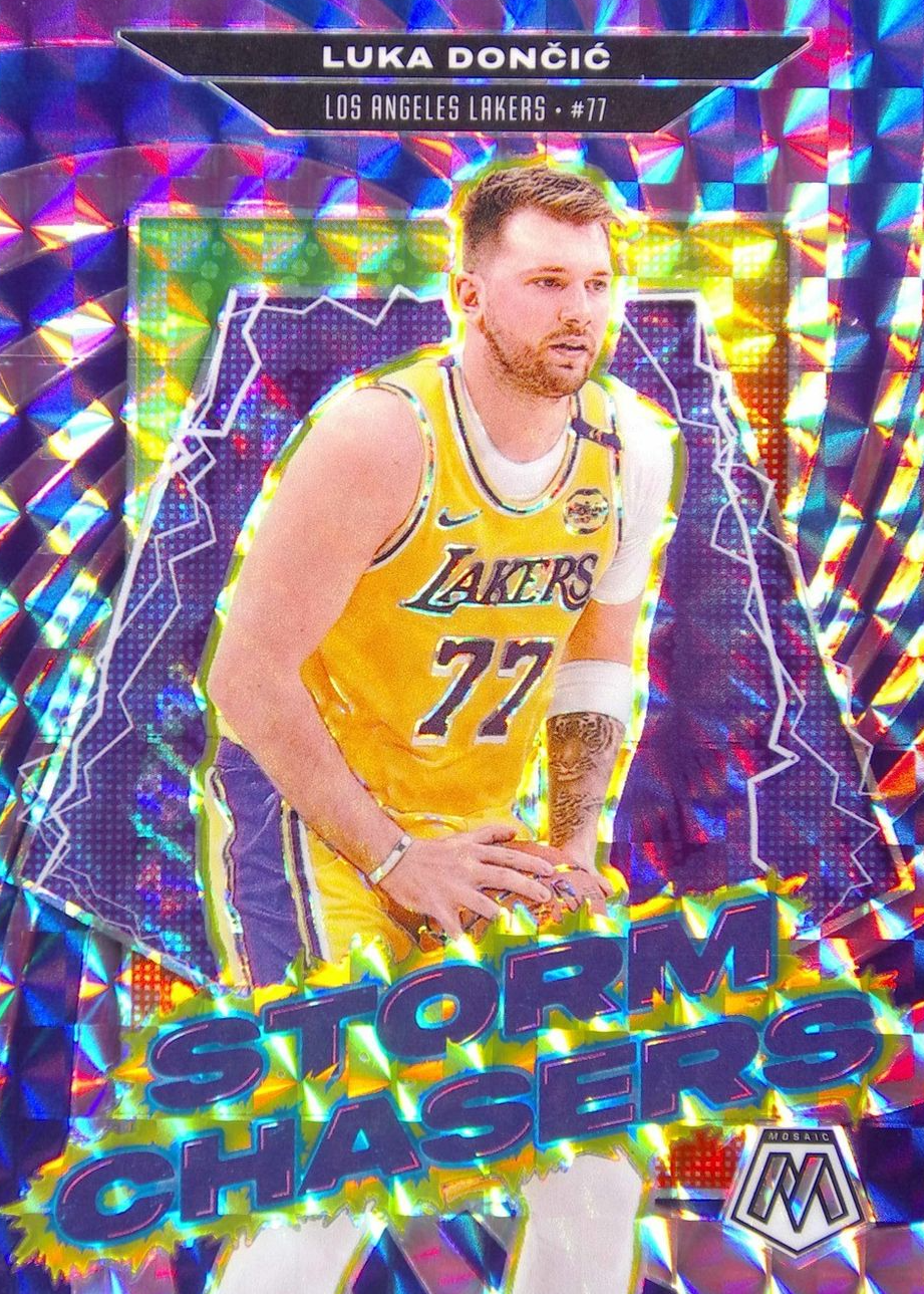 Luka Doncic 2024 Mosaic #7 Storm Chasers /(SSP) Price Guide