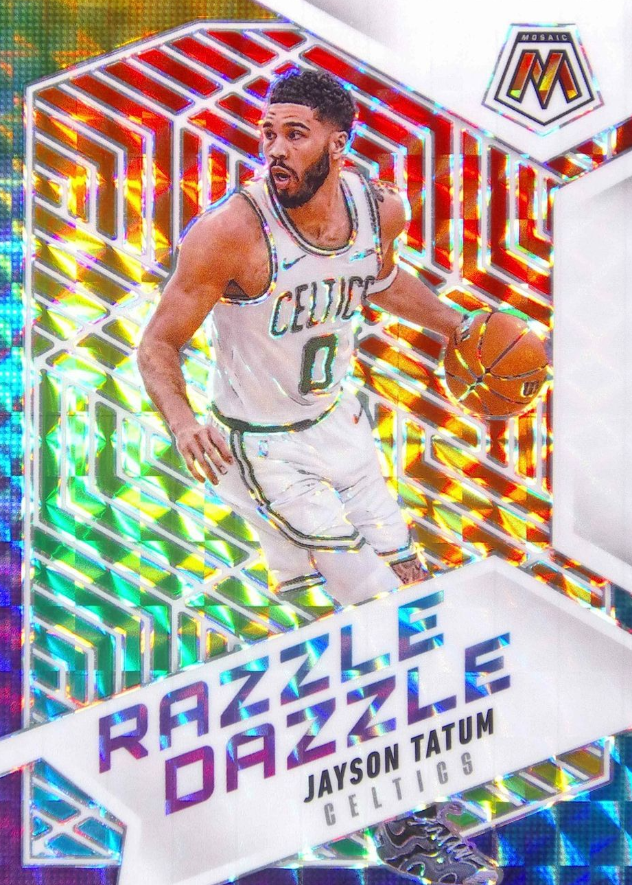 Jayson Tatum 2024 Mosaic #8 Razzle Dazzle /(SSP) Price Guide