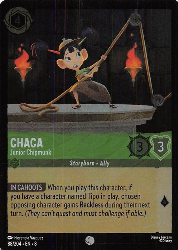 Chaca - Junior Chipmunk Disney Lorcana Cards Price Guide - Sports Card ...