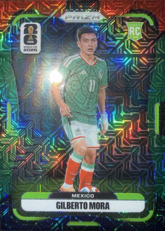 Gilberto Mora 2026 Prizm World Cup #290 RGB Mojo Price Guide - Sports ...