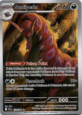 2025 Scarlet & Violet: Black Bolt #134/086 Illustration Rare