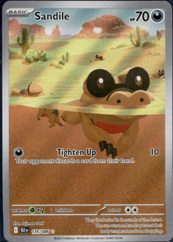 pokemon sandile card Plasma Freeze Evolves from null Type Sandile - Emerging Powers Pokmon