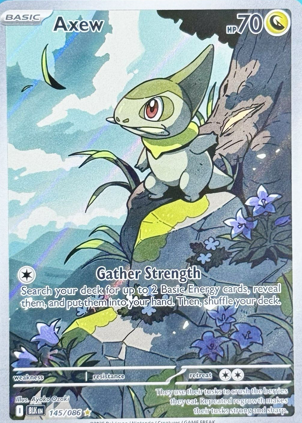 pokemon card axew Pokemon TCG - Shrouded Fable - #044/064 - Axew - Reverse Holo
