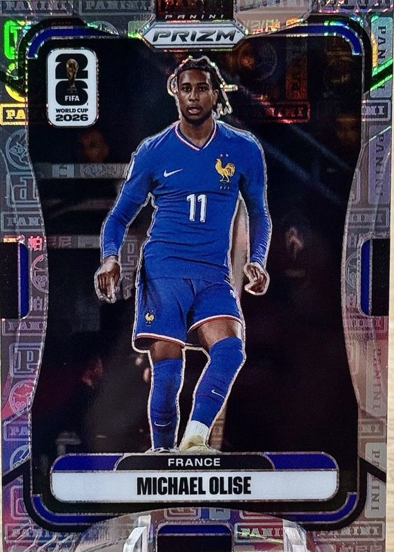 Michael Olise 2026 Prizm World Cup #27 Panini Logo /61 Price Guide