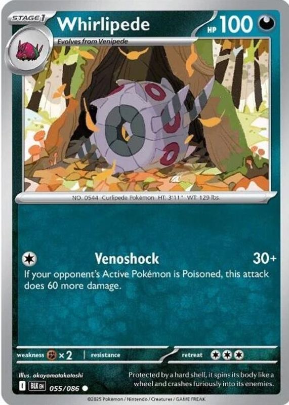 2025 Scarlet & Violet: Black Bolt #055/086 Reverse Holo