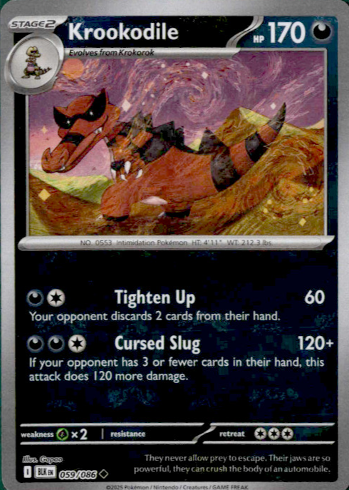 krookodile pokemon card [SV11B] Krookodile 143/086〈AR〉 main image 1