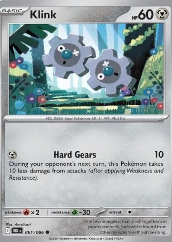 2025 Scarlet & Violet: Black Bolt #061/086 Base