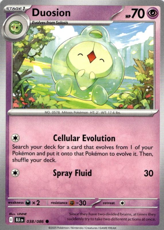 2025 Scarlet & Violet: Black Bolt #038/086 Base