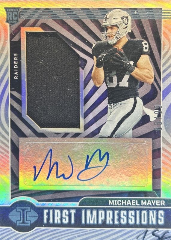 2023 Illusions #125 First Impressions Memorabilia Autographs - Blue /99