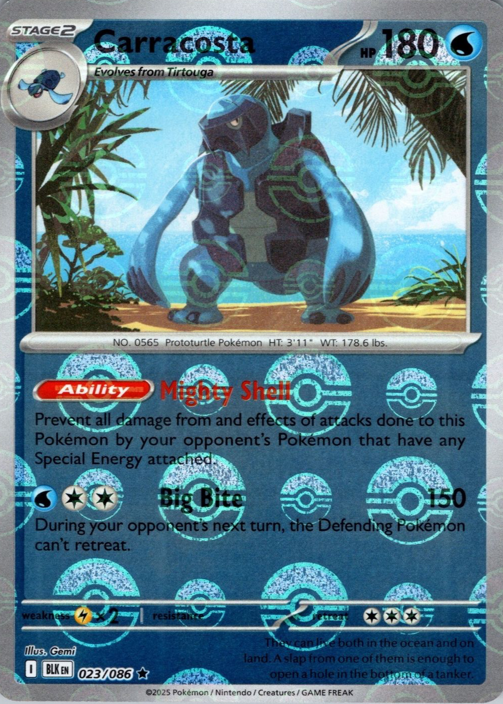 carracosta pokemon card value (107/086)  PokeGuard Retreat Cost Carracosta Pokemon Cards Price Guide