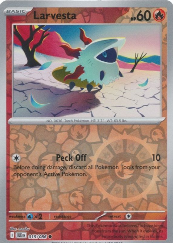 2025 Scarlet & Violet: Black Bolt #015/086 Reverse Holo