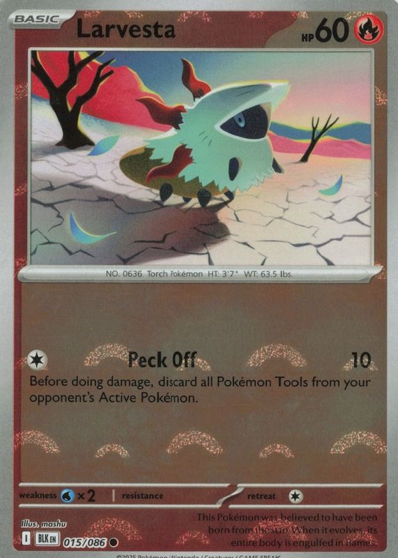 larvesta pokemon card value - 196/191 - Surging Sparks Common Card Type Larvesta 2024 Pokemon Surging Sparks
