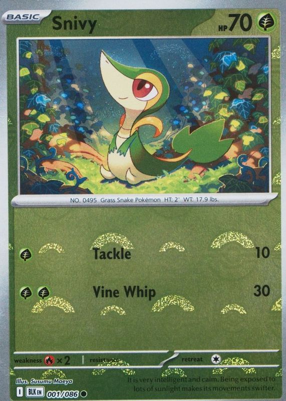 2025 Scarlet & Violet: Black Bolt #001/086 Poke Ball Reverse Holo