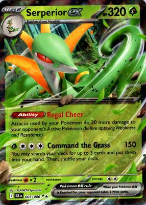 2025 Scarlet & Violet: Black Bolt #003/086 Double Rare