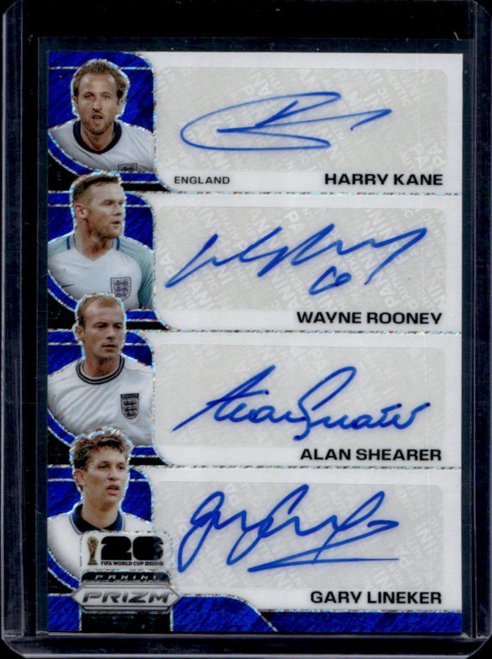 Alan Shearer / Gary Lineker / Harry Kane / Wayne Rooney 2026 Prizm ...