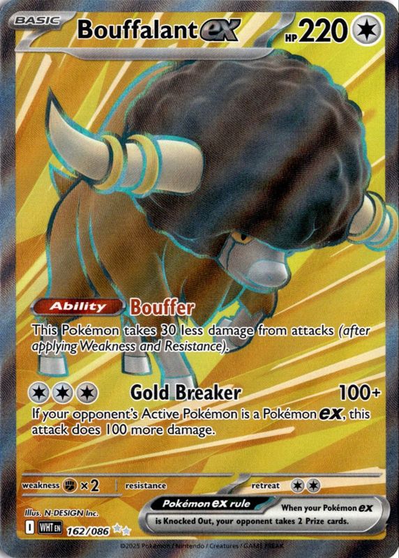 pokemon bouffalant card (Crimson Blaze #64/103, 2-Diamonds) Part of the community Bouffalant ex 162/086